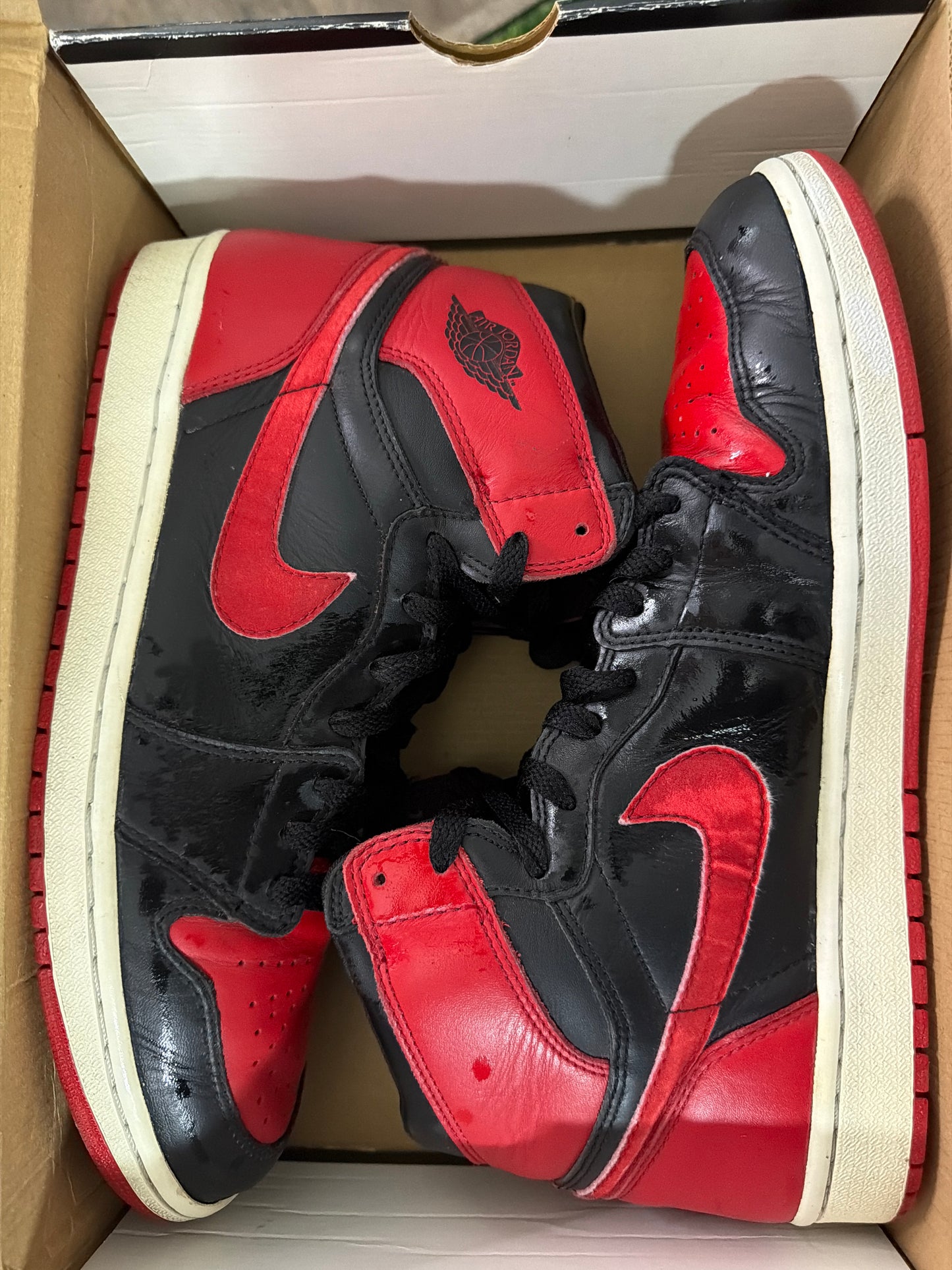 Nike Air Jordan 1 Retro High 2001 Bred 136066-061 Men Size 10.5 W/ Box