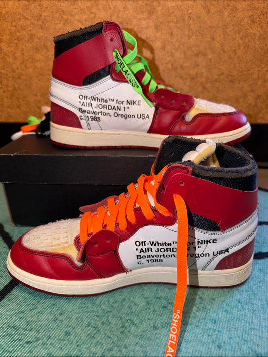 Size 9.5 - Jordan 1 Retro OG x Off-White High Chicago