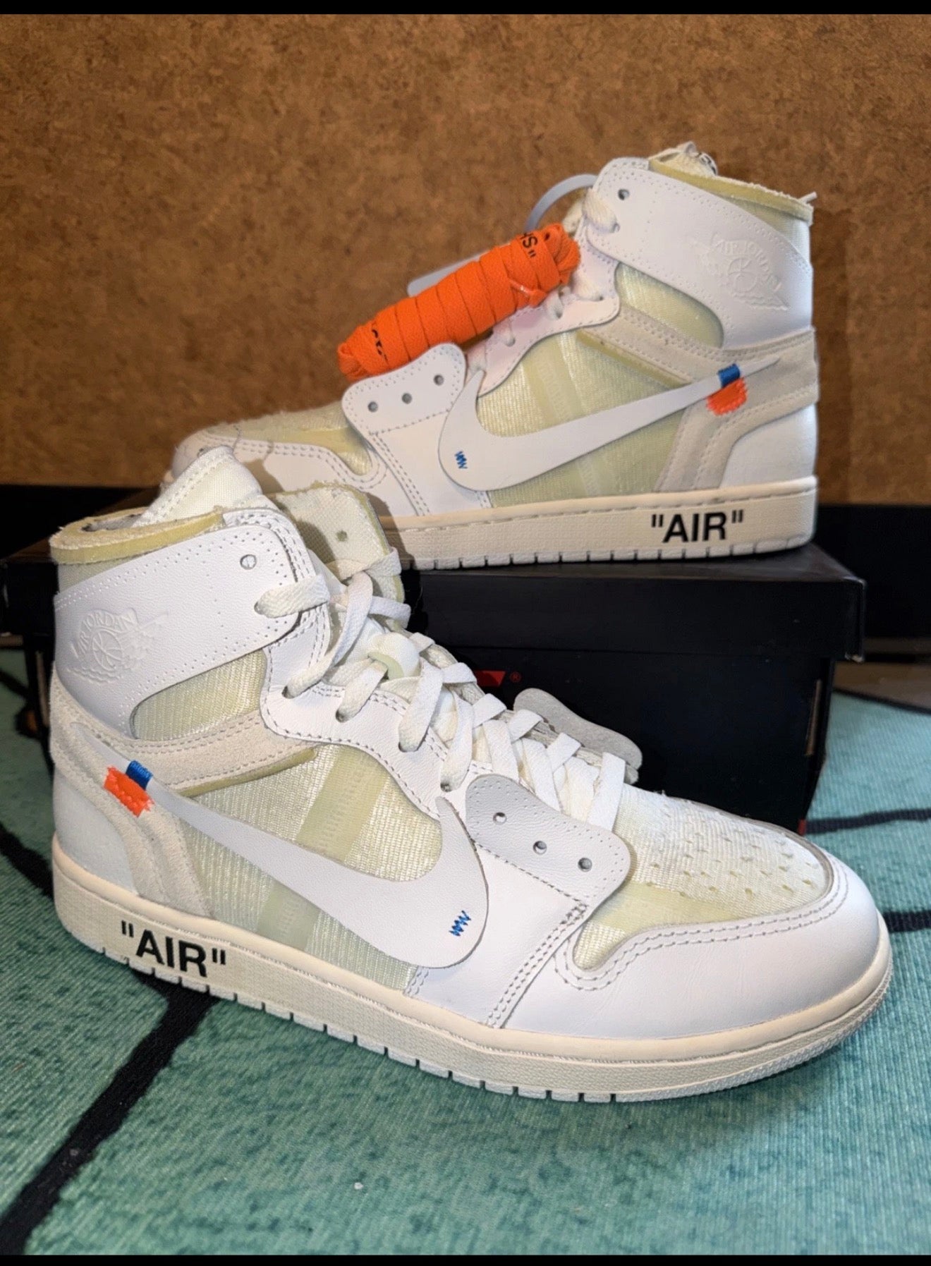 Size 10 - Jordan 1 Retro OG x Off-White High White EURO