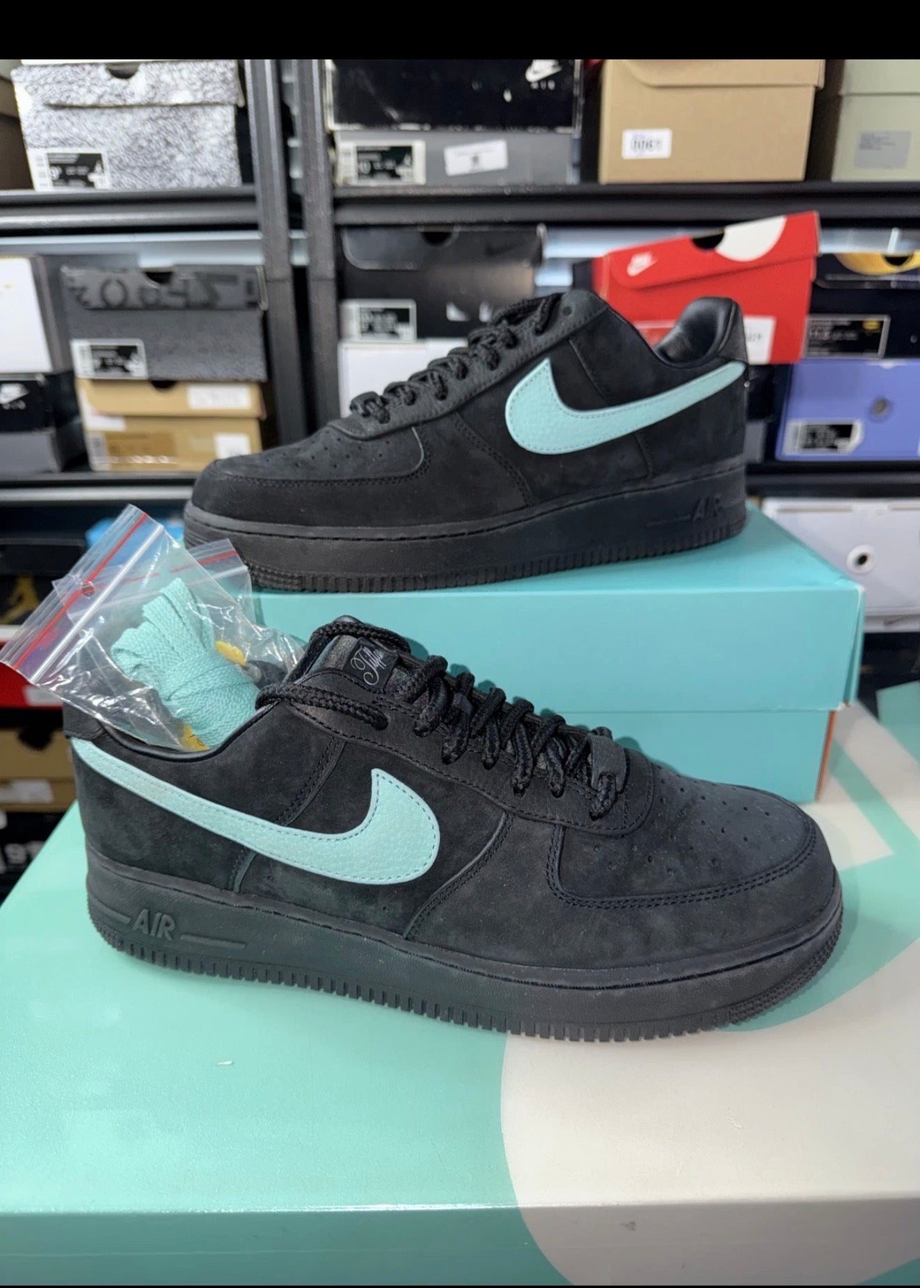 Nike Tiffany & Co Air Force 1 Low 1837 2023 Size 10.5 Black