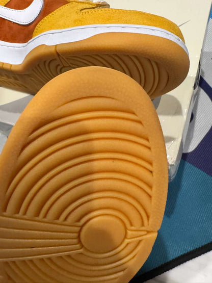 Size 10- Nike Chocolate Skateboards x Dunk SB Low Sun F&F Sample