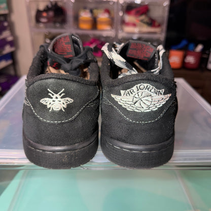 Air Jordan 1 Low OG SP x Travis Scott Black Phantom Sneakers Size 11