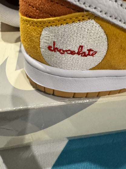 Size 10- Nike Chocolate Skateboards x Dunk SB Low Sun F&F Sample
