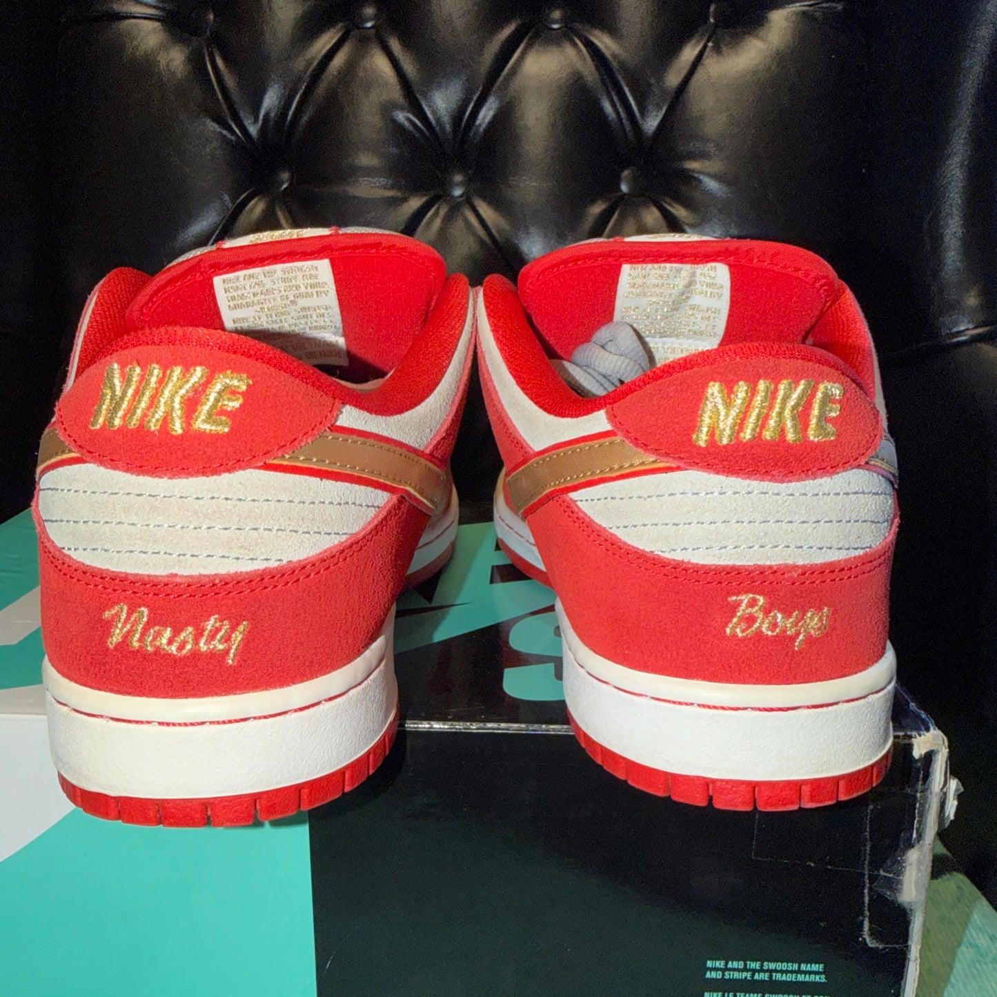 Size 12 - Nike SB Dunk Low Pro Nasty Boys Cincinnati Reds