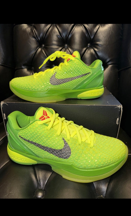 Size 10 - Nike Zoom Kobe 6 Protro Low Grinch